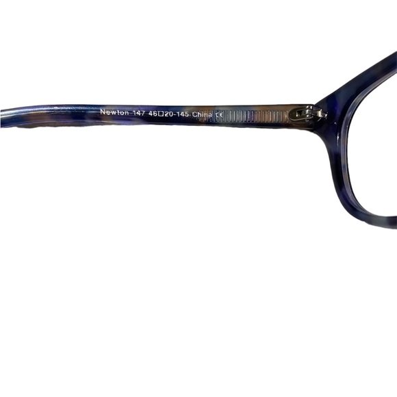 Warby Parker Blue Tortoiseshell Eye Glasses - Picture 2 of 3
